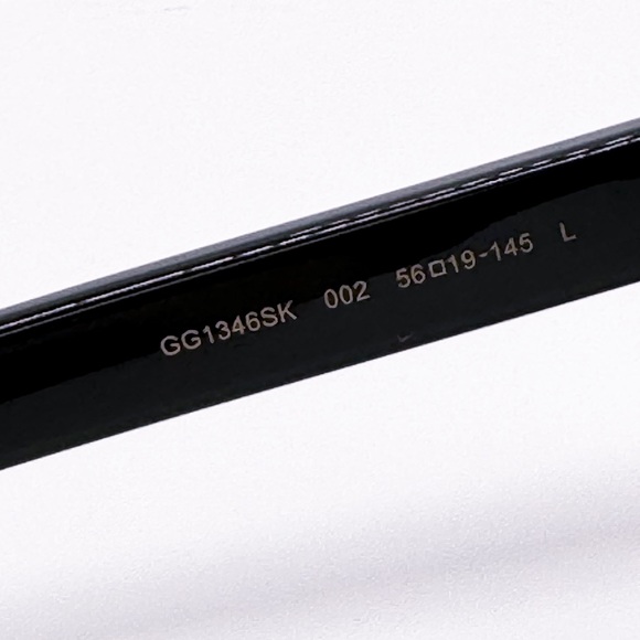 NEW GUCCI GG1346SK 002 MEN BLACK SUNGLASSES GUCCI - Picture 8 of 10